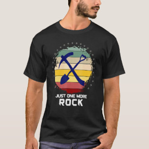 T-shirt Juste un de plus Géologue de Géographie Rock Retro