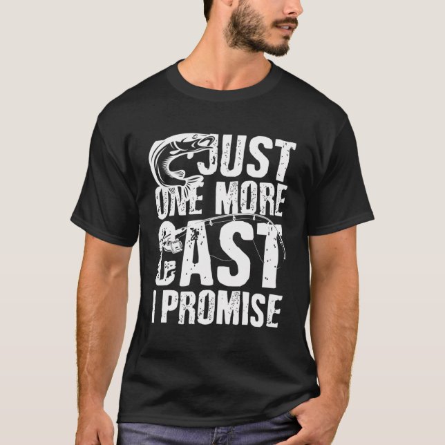 T-shirt Juste Un De Plus Je Promets - Amoureux De Pêche Dr (Devant)