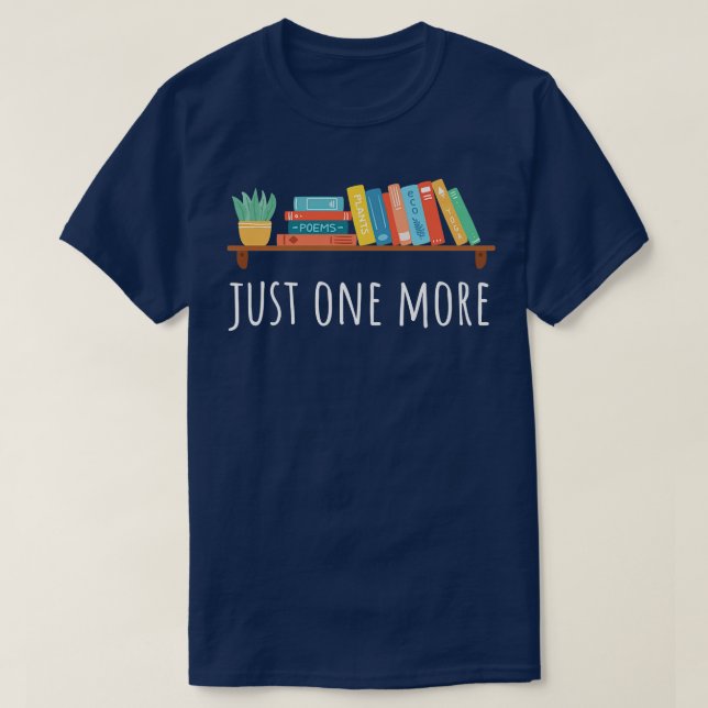 T-shirt Juste un de plus Livres et Plantes Amateurs de liv (Design devant)