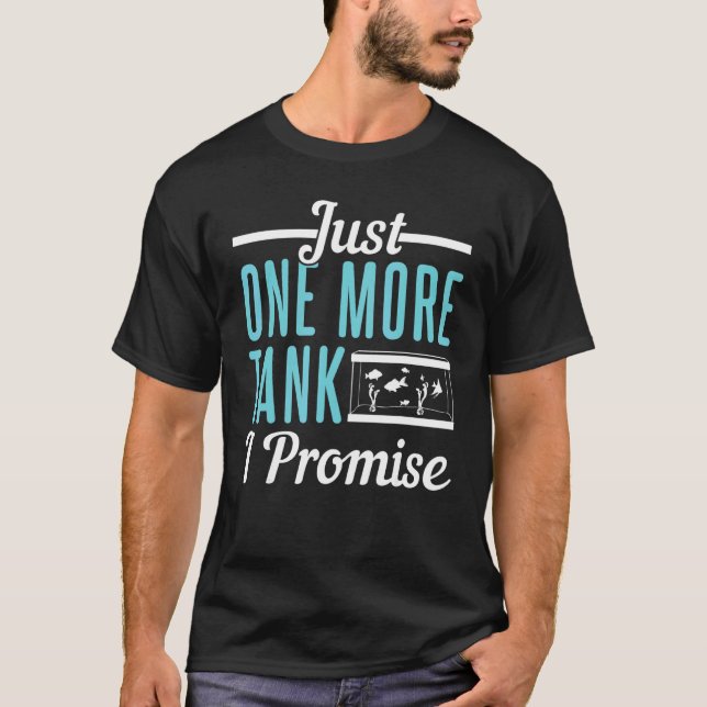 T-shirt Juste Un De Plus Pêche À Chariot Pour Aquarium (Devant)