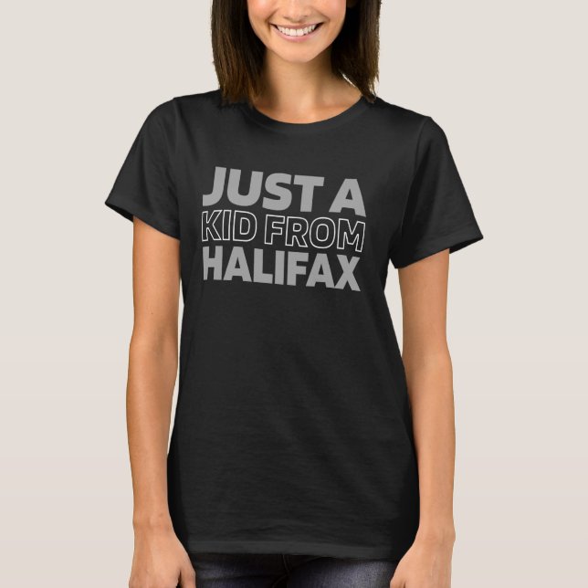 T-shirt Juste Un Enfant De Caroline Du Nord Halifax Amériq (Devant)