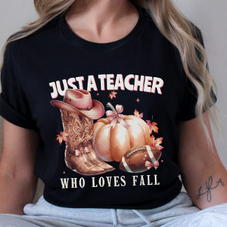 T-shirt Juste un enseignant qui aime tomber Coquette T-shi