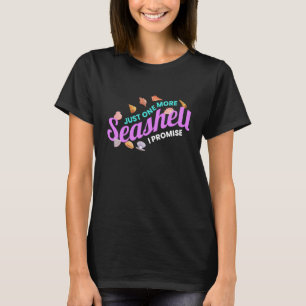 T-shirt Juste Un Été De Coquille De Coquille De Coquillage