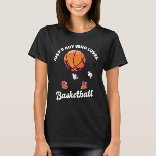 T-shirt Juste Un Garçon Qui Aime Bysketbyll - Bysketbyll G