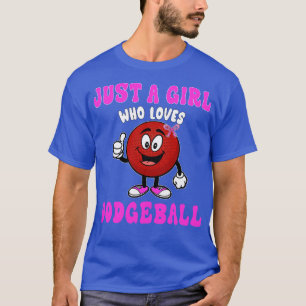 T-shirt Juste Un Garçon Qui Aime Le Dodgeball Drôle Dodgeb