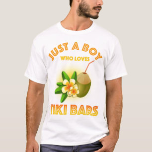 T-shirt Juste Un Garçon Qui Aime Les Bars Tiki