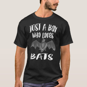 T-shirt Juste un garçon qui aime les chauves-souris