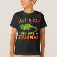 Juste Un Garçon Qui Aime Les Iguanas Lizard Reptil