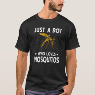 T-shirt Juste Un Garçon Qui Aime Les Moustiques Animal Pou