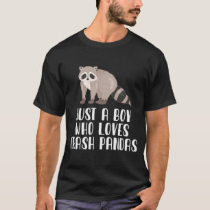 T-shirt Juste Un Garçon Qui Aime Les Pandas À Déchets