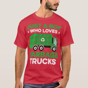 T-shirt Juste Un Garçon Qui Aime Les Poubelles 3