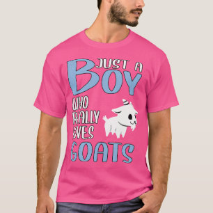 T-shirt Juste un garçon qui aime vraiment les chèvres