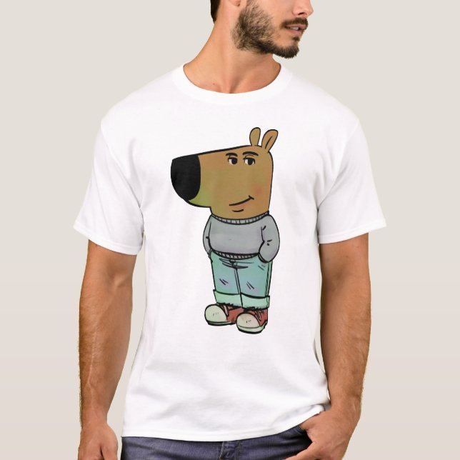 T-shirt Juste Un Gars À La Chaleur (Devant)