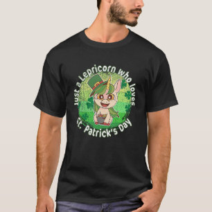 T-shirt Juste Un Lepricorne Jour de la Saint Patrick Retro