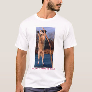 T-shirt Juste un loup au coeur