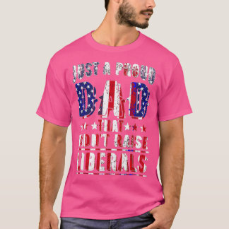 T-shirt Juste Un Père Fier Qui N'A Pas Soulevé (2)