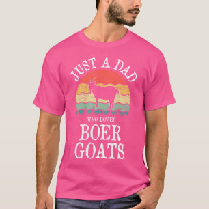 T-shirt Juste Un Père Qui Aime Les Chèvres Boer