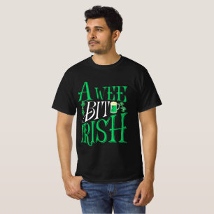 T-shirt Juste un petit peu irlandais - St. Patrick's Day