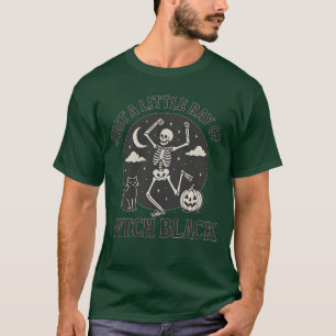 T-SHIRT JUSTE UN PETIT RAYON DE PITCH NOIR