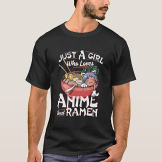 T-shirt Juste un qui aime l'anime et Ra japonais Ga