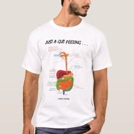 T-shirt Juste un sentiment d'intestin…. (Appareil