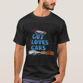 T-shirt Juste un type qui aime les voitures.