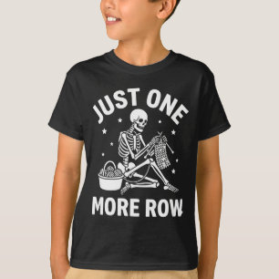 T-shirt Juste une autre rangée de squelette au crochet - D