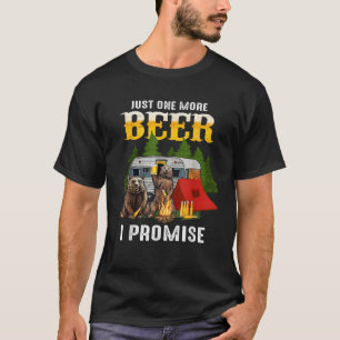 T-shirt Juste Une Bière De Plus Je Promets Funny Bear Camp