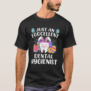 T-shirt Juste Une Épouse Hygiéniste Dentaire Drôle Pâques