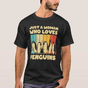T-shirt Juste Une Femme Qui Aime L'Empereur Cool Pengu Des