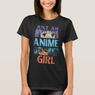 T-shirt Juste Une Fille Anime Japonaise Manga Otaku Japon