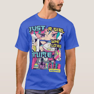 T-shirt Juste Une Fille Qui Aime Anime Et Ramen Bowl Girls