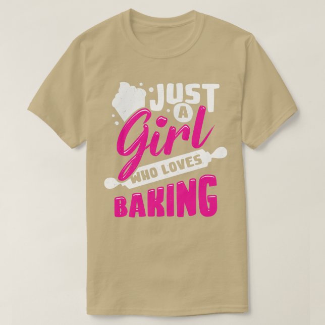 T-shirt Juste Une Fille Qui Aime Faire La Cuisine (Design devant)