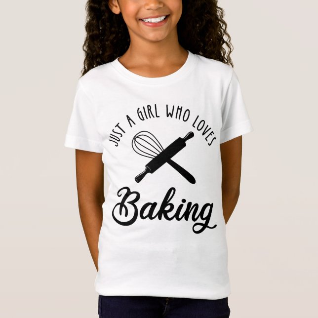 T-Shirt Juste Une Fille Qui Aime Faire La Cuisine (Devant)