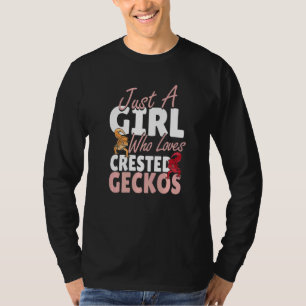 T-shirt Juste Une Fille Qui Aime Geckos Femmes Lizard Cres