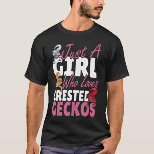 T-shirt Juste Une Fille Qui Aime Geckos Femmes Lizard Cres