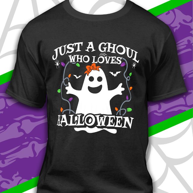 T-shirt Juste une fille qui aime Halloween drôle Halloween (Créateur téléchargé)