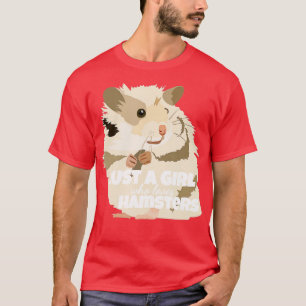 T-shirt Juste une fille qui aime Hamsters Hamster Farmer 1