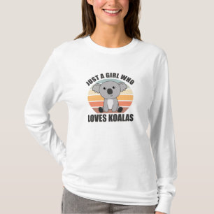 T-shirt Juste Une Fille Qui Aime Koalas Cute Koala Ours