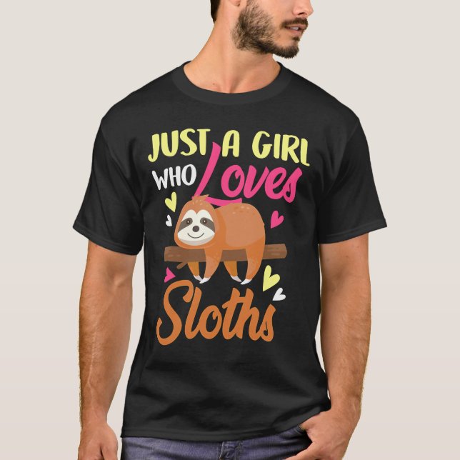 T-shirt Juste Une Fille Qui Aime La Fente (Devant)