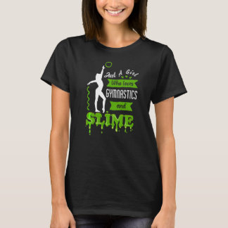 T-shirt Juste Une Fille Qui Aime La Gymnastique Et La Gymn