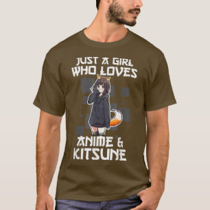 T-shirt Juste une fille qui aime l'Anime et les ennemis