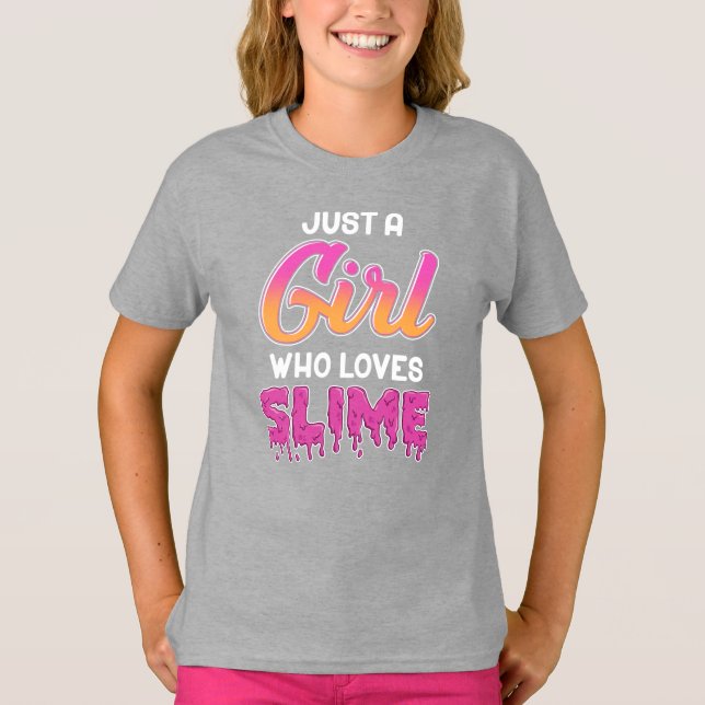 T-shirt Juste Une Fille Qui Aime L'Anniversaire Mince (Devant)