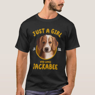 T-shirt Juste Une Fille Qui Aime Le Chien Veste
