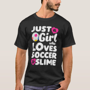 T-shirt Juste Une Fille Qui Aime Le Football Et Les Femmes