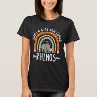 Juste Une Fille Qui Aime Le Rhinos Arc En Ciel