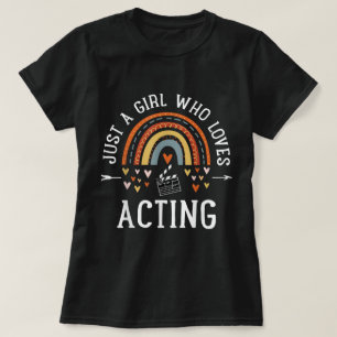 T-shirt Juste une fille qui aime le tee-shirt d'actrice