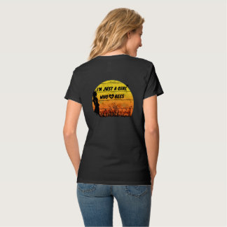 T-shirt Juste une fille qui aime les abeilles