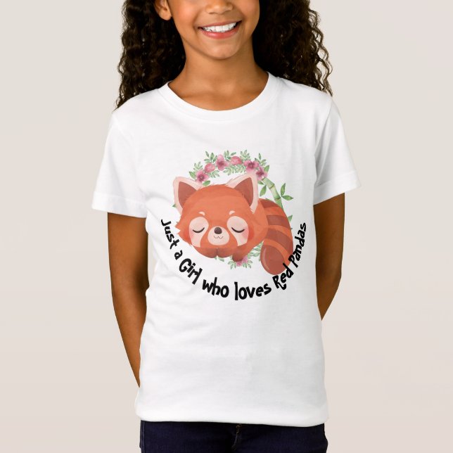 T-Shirt juste une fille qui aime les Amoureux des animaux  (Devant)