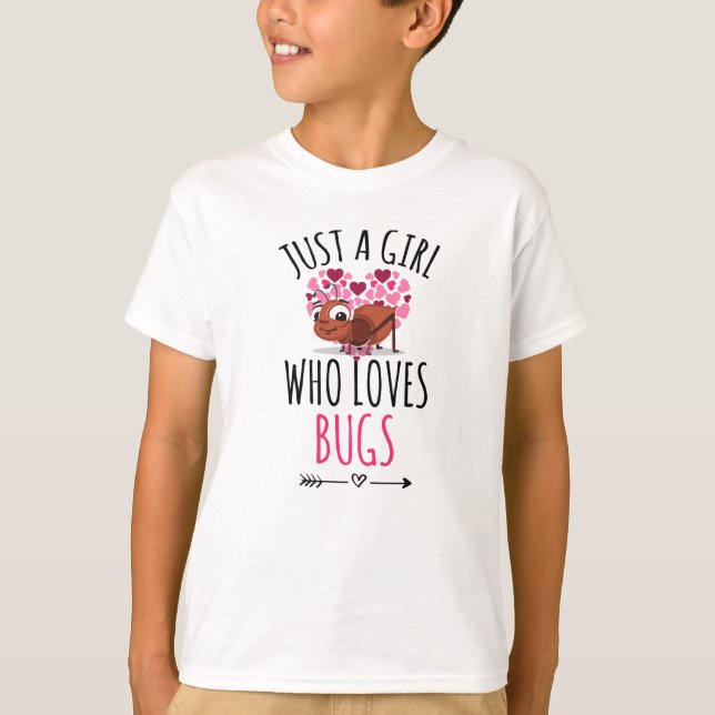 T-shirt Juste une fille qui aime les bogues| Bogue du coll (Devant)